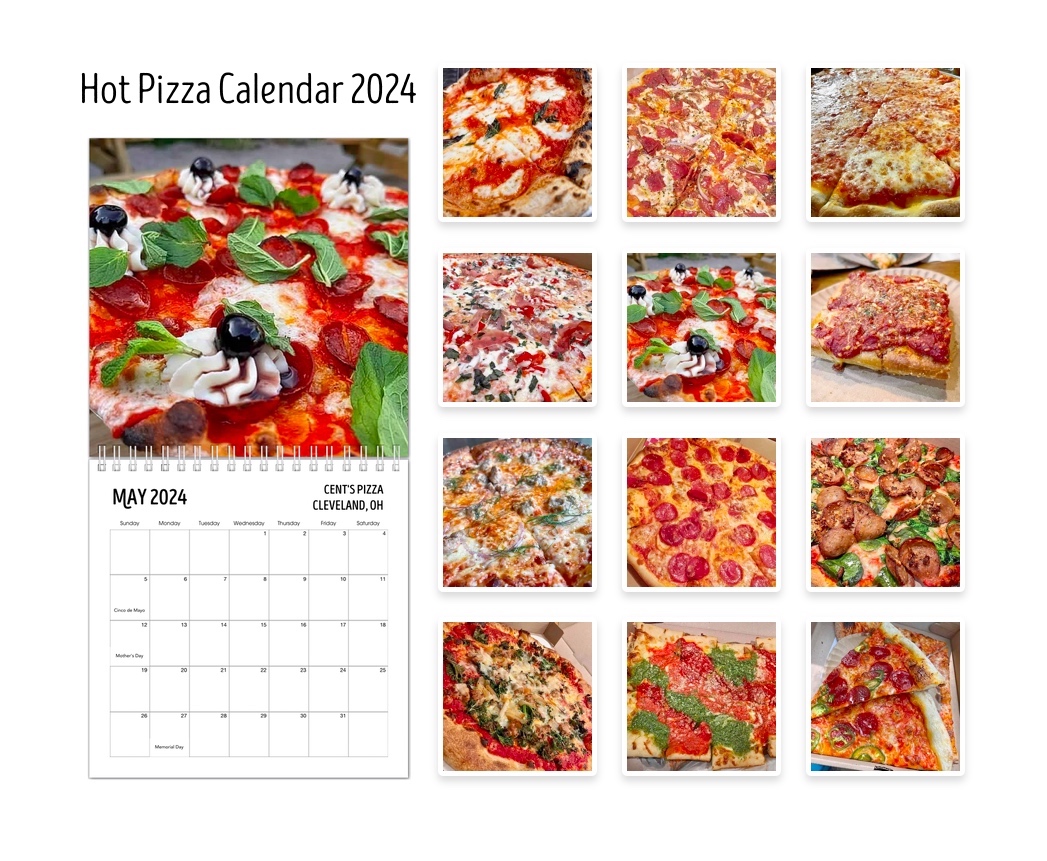 Hot Pizza Calendar